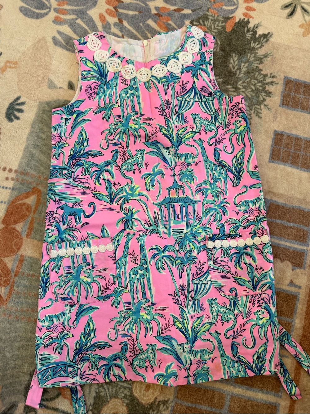 Lilly Pulitzer Pink Tropical Print Kids Bottoms